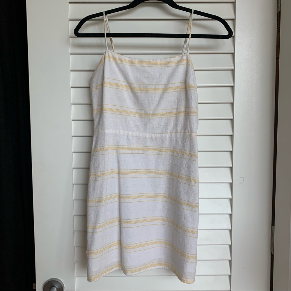 Yellow/White American Threads Stolen Hearts Dress